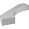 Ekena Millwork 5 1/2-in. W x 36-in. D x 36-in. H Westlake Architectural Grade PVC Knee Brace BRCP055X36X36WTL - alternate 3